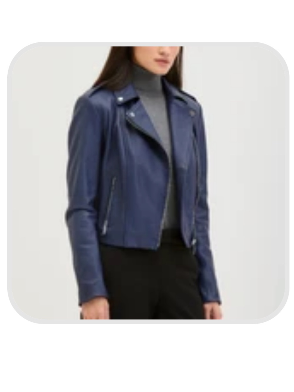 Danier Daria Genuine Leather Bomber